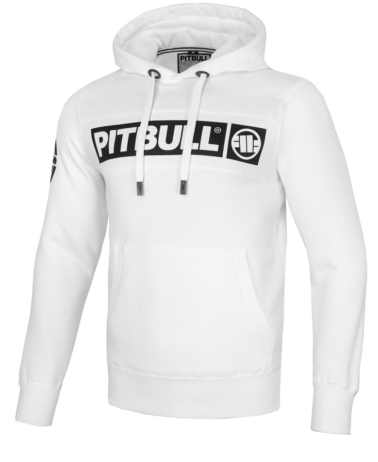 PIT BULL Sherwood hoodie - white - FighterShop