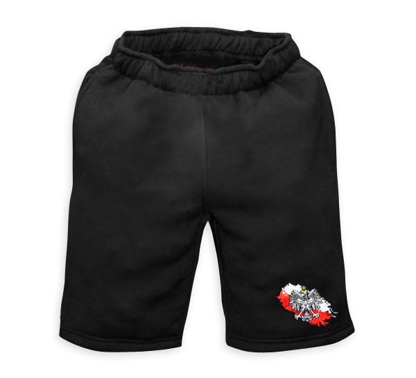 Aquila Orzeł cotton shorts - black - FighterShop
