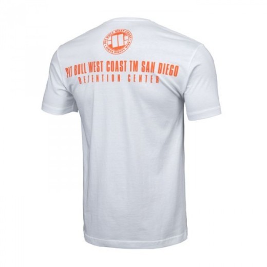 Koszulka PIT BULL "Orange dog" - biała