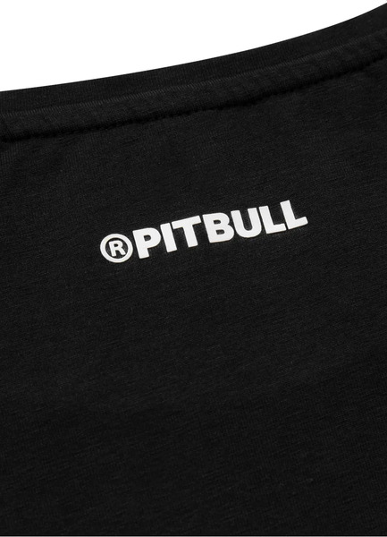 Koszulka damska PIT BULL "Small Logo"  Slim Fit - czarna