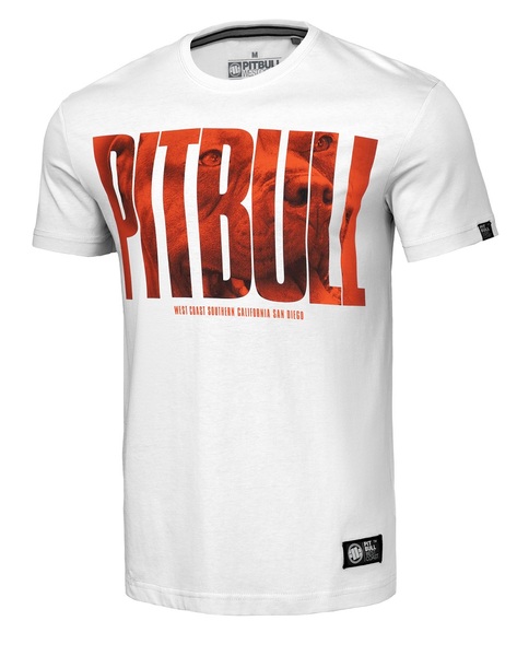 Koszulka PIT BULL "Orange dog" - biała