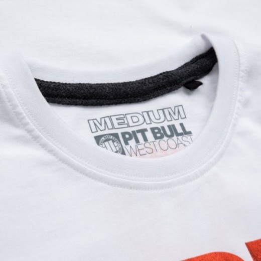 Koszulka PIT BULL "Orange dog" - biała