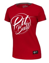 Koszulka damska PIT BULL "PB Inside"  - czerwona