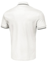 Koszulka Polo Pit Bull Pique Stripes Regular - biała