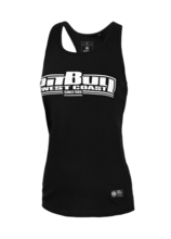 Koszulka Tank Top damska PIT BULL "Classic Boxing" '21 Slim Fit - czarna