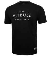 Koszulka męska Pit Bull Garment Washed USA California- czarna