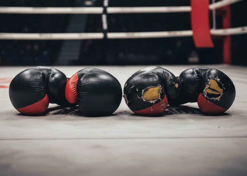 zużyte rękawice bokserskie kiedy wymienić