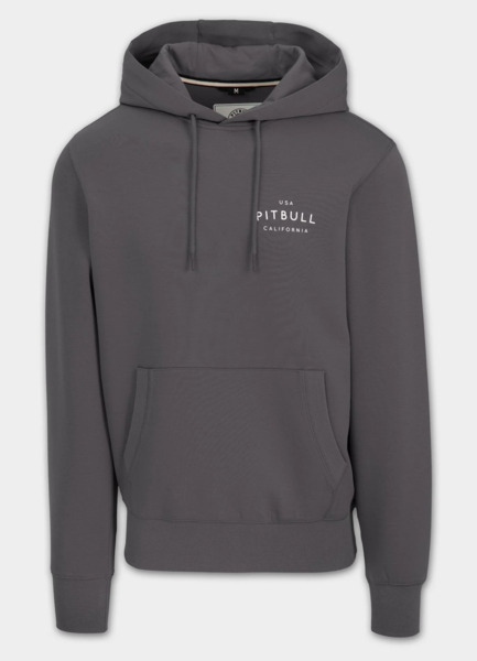 Bluza męska z kapturem PIT BULL "SAMPSON" - grafitowy