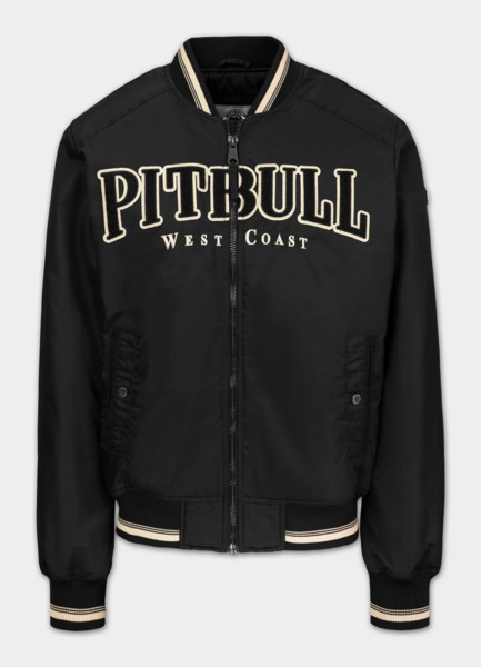 Kurtka przejściowa bejsbolówka PIT BULL "DETROIT" - czarny