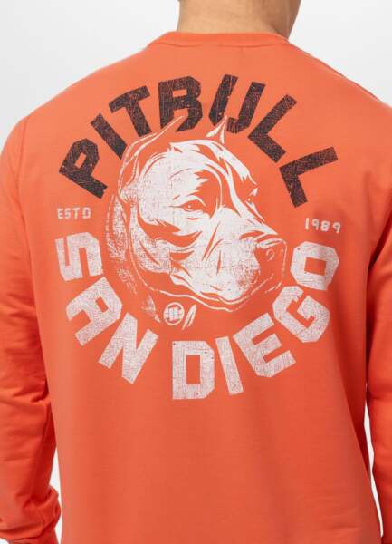 Bluza męska PIT BULL "DOG SD" - łososiowy