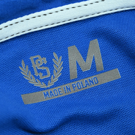 Koszulka polo Pretorian Line "Old Rules" 3D - niebieska