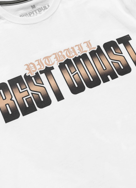 PIT BULL "BEST COAST" Men's T-Shirt - White