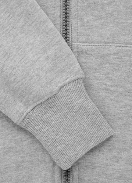 Women&#39;s sweatshirt with a hood PIT BULL &quot;Hilltop&quot; - gray