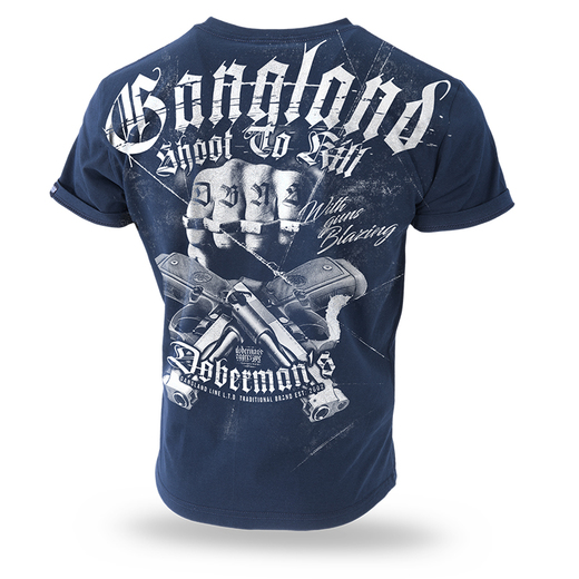 Koszulka T-shirt Dobermans Aggressive "Gangland TS209" - granatowa