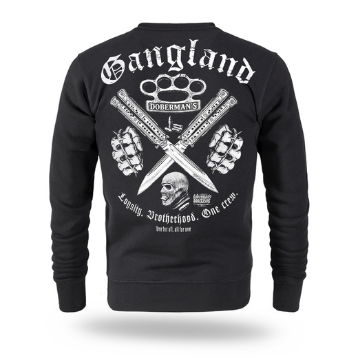 Bluza Dobermans Aggressive "ONE CREW GANGLAND BC384" - czarna