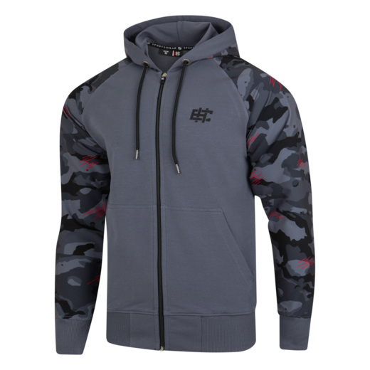 Extreme Hobby &quot;RIVAL&quot; &#39;21 zipped hoodie - gray
