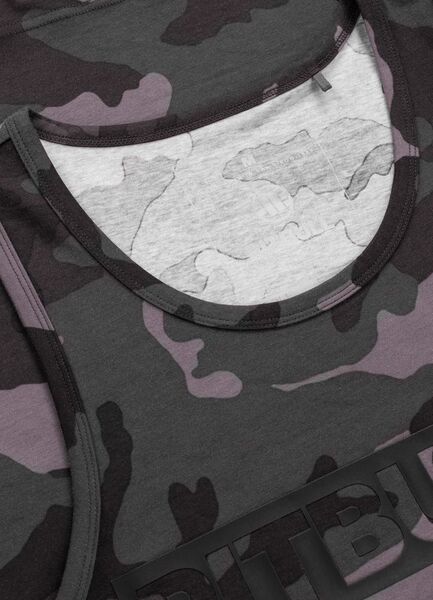 Tank Top PIT BULL Slim fit "HILLTOP" - czarny camo