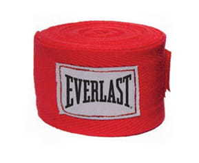 Everlast boxing bandage cotton wraps 2.75 m - red