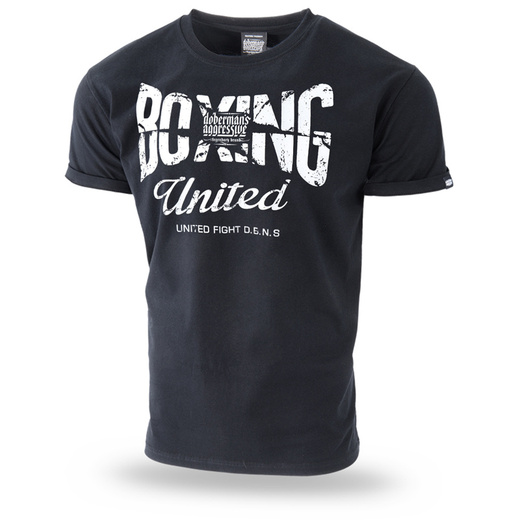 Koszulka T-shirt Dobermans Aggressive "BOXING" TS281A - czarna