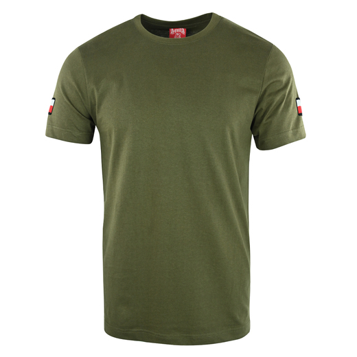 Koszulka Aquila Military "Flaga" - Khaki