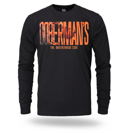 Longsleeve Dobermans Aggressive "BROTHERHOOD CODE LS388" - czarny