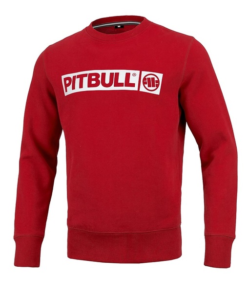 Bluza PIT BULL Terry  "Hilltop" '23 - czerwone