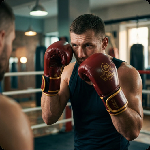 Rękawice bokserskie wielowarstwowe - ProFighter Cherry - Legacy Series | DBX Bushido