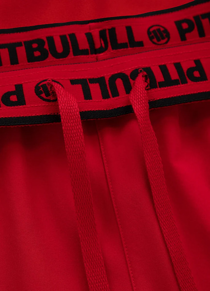 PIT BULL Performance "Small Logo II" Sports Shorts - Red
