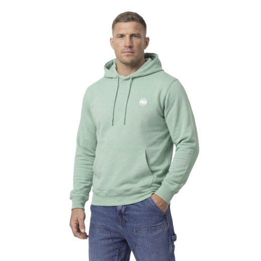 Bluza z kapturem PIT BULL "SMALL LOGO NUGGET" - miętowy