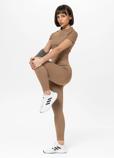  PIT BULL sports leggings for women &quot;COLUMBIA&quot; - light brown 