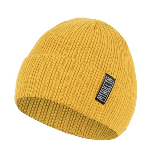 Winter hat PIT BULL "Silvas '21" - yellow