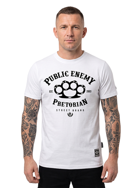 Koszulka Pretorian "Public Enemy" - biała