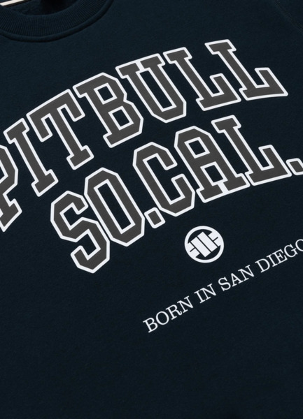 PIT BULL "SO CAL" men's sweatshirt - navy blue