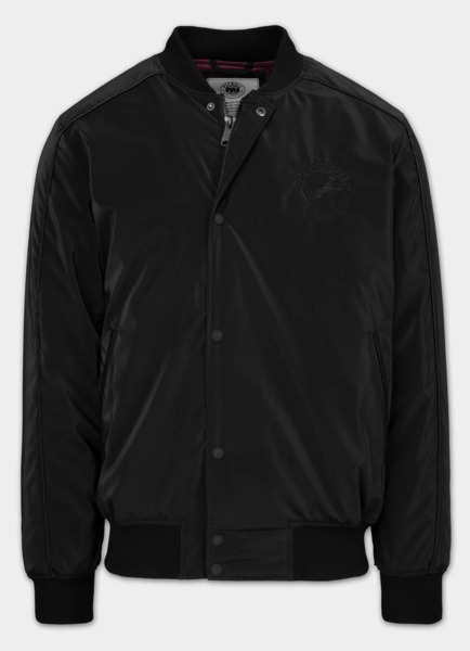 PIT BULL &quot;MANOLITO&quot; transitional baseball jacket - black/black