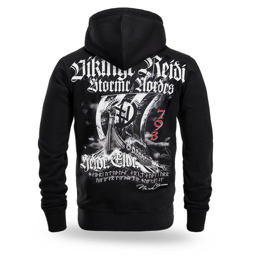 Dobermans Aggressive "DRAKKAR BZ407" Zip-Up Hoodie - Black