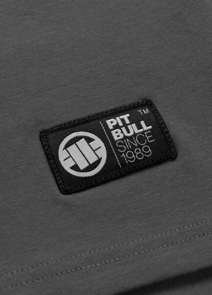 Tank Top PIT BULL Slim Fit "PALMS" - grafitowy