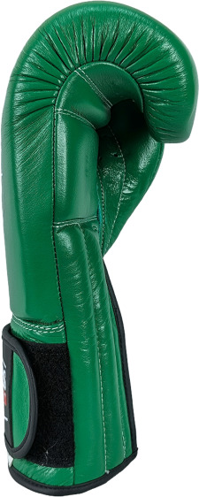Rękawice bokserskie skórzane Masters RBT-GREENSTRIKE - zielone 12oz