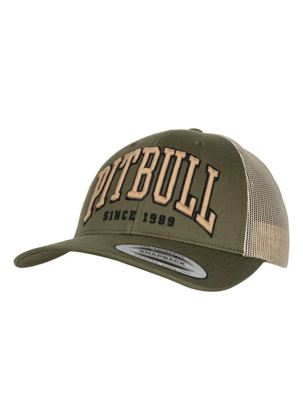 Czapka z daszkiem PIT BULL NORTON Snapback - oliwkowy