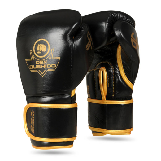 Rękawice bokserskie Bushido wielowarstwowe "ProFighter Gold" - Legacy Series
