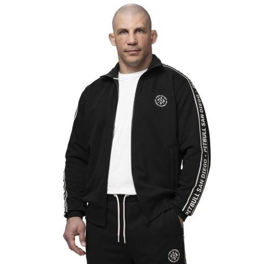 Bluza męska rozpinana PIT BULL "NEXUS" - czarny