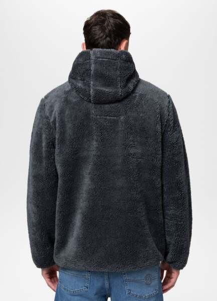 Bluza męska z kapturem PIT BULL "ARAGON" - grafitowy