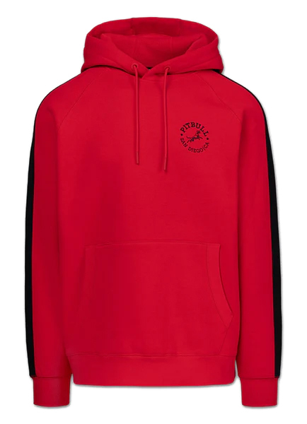 Men's PIT BULL "SAN DIEGO CA" Hoodie - Red