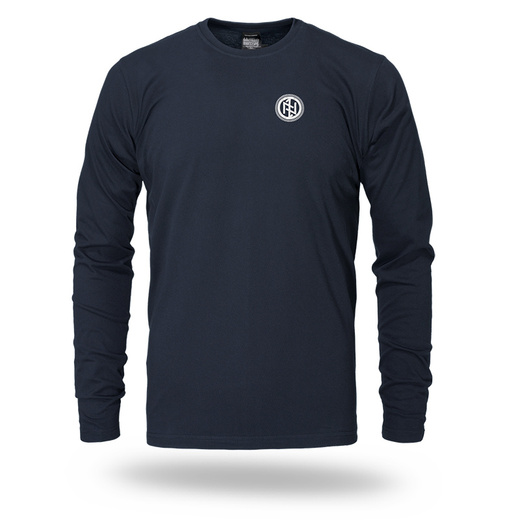 Longsleeve Dobermans Aggressive "Rough Sea" LS346 - granatowy