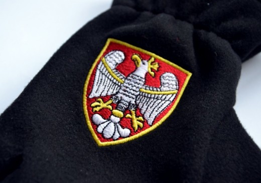 Fleece gloves Aquila &quot;Orzeł Piastowski&quot;