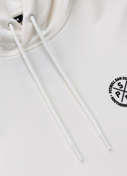 PIT BULL "TAPE PARKER" Men's Hoodie - Off White
