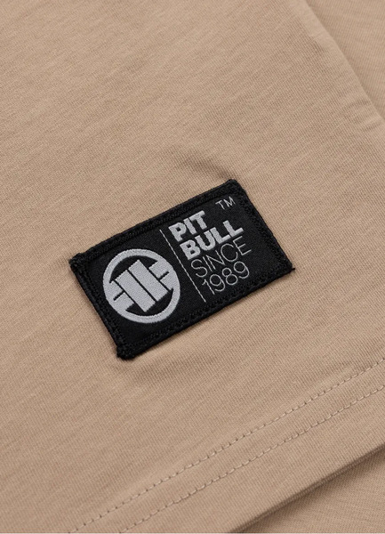 Koszulka męska PIT BULL "PARA BELLUM" - piaskowa