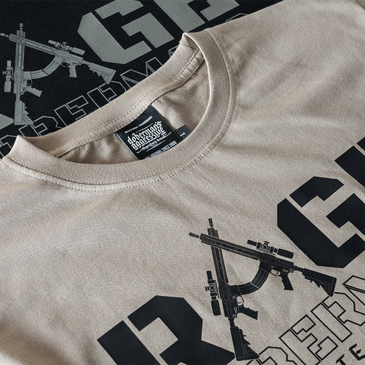 Koszulka T-shirt Dobermans Aggressive "RAGE" TS358A - czarna