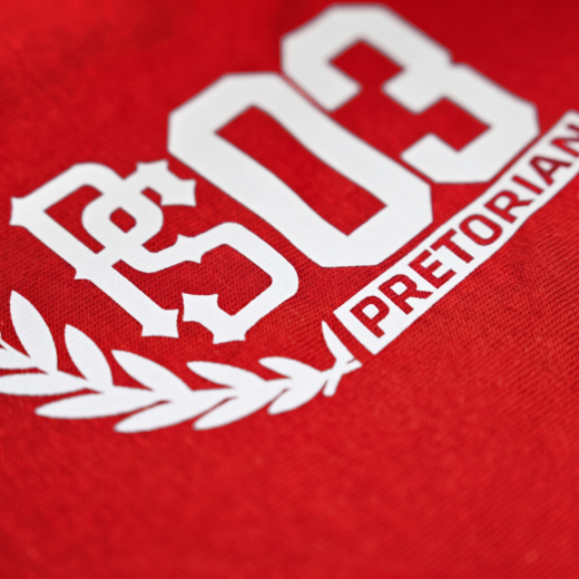 Sweatshirt Pretorian "Side" - red