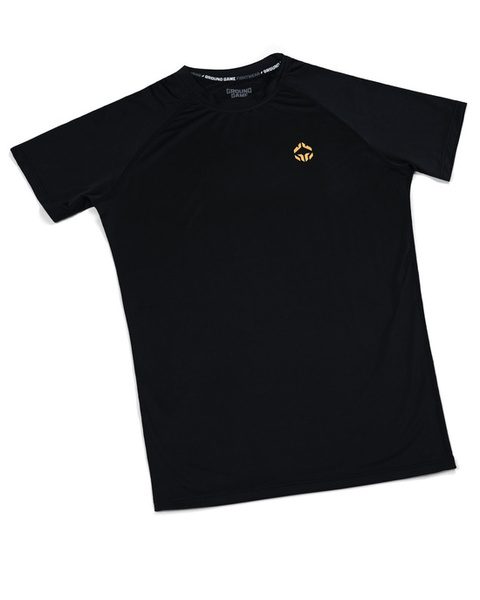 Rashguard Ground Game "Essential Gold" krótki rękaw