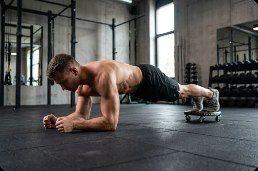 Talerz do ćwiczeń mięśni core | DBX Bushido | Core Wheel